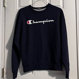 Champion Men's Powerblend FleeceLogo Sweatshirt